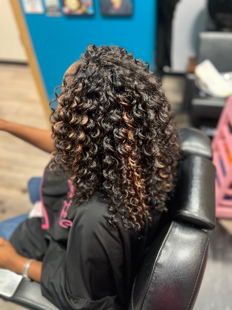 Synthetic Curly Crochet