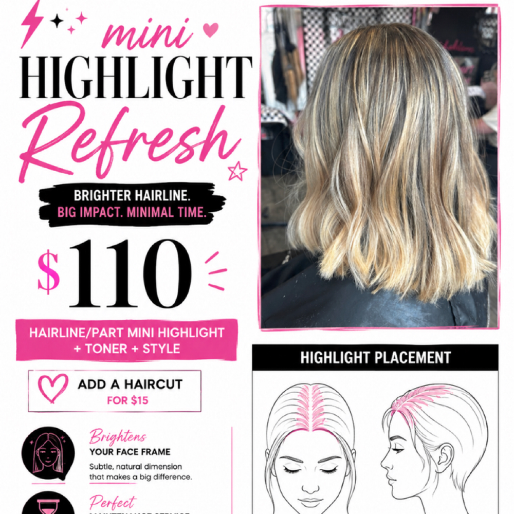Mini Highlight Refresh Promo at Rebel Gypzy Hair Co. in Butte, MT