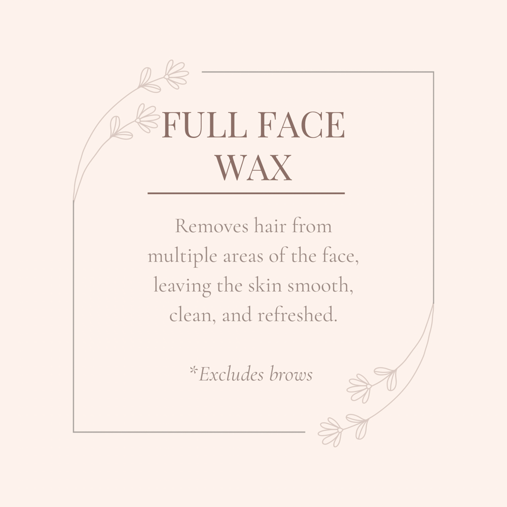 Full Face Wax at Serenity Esthetics in Sacramento, CA