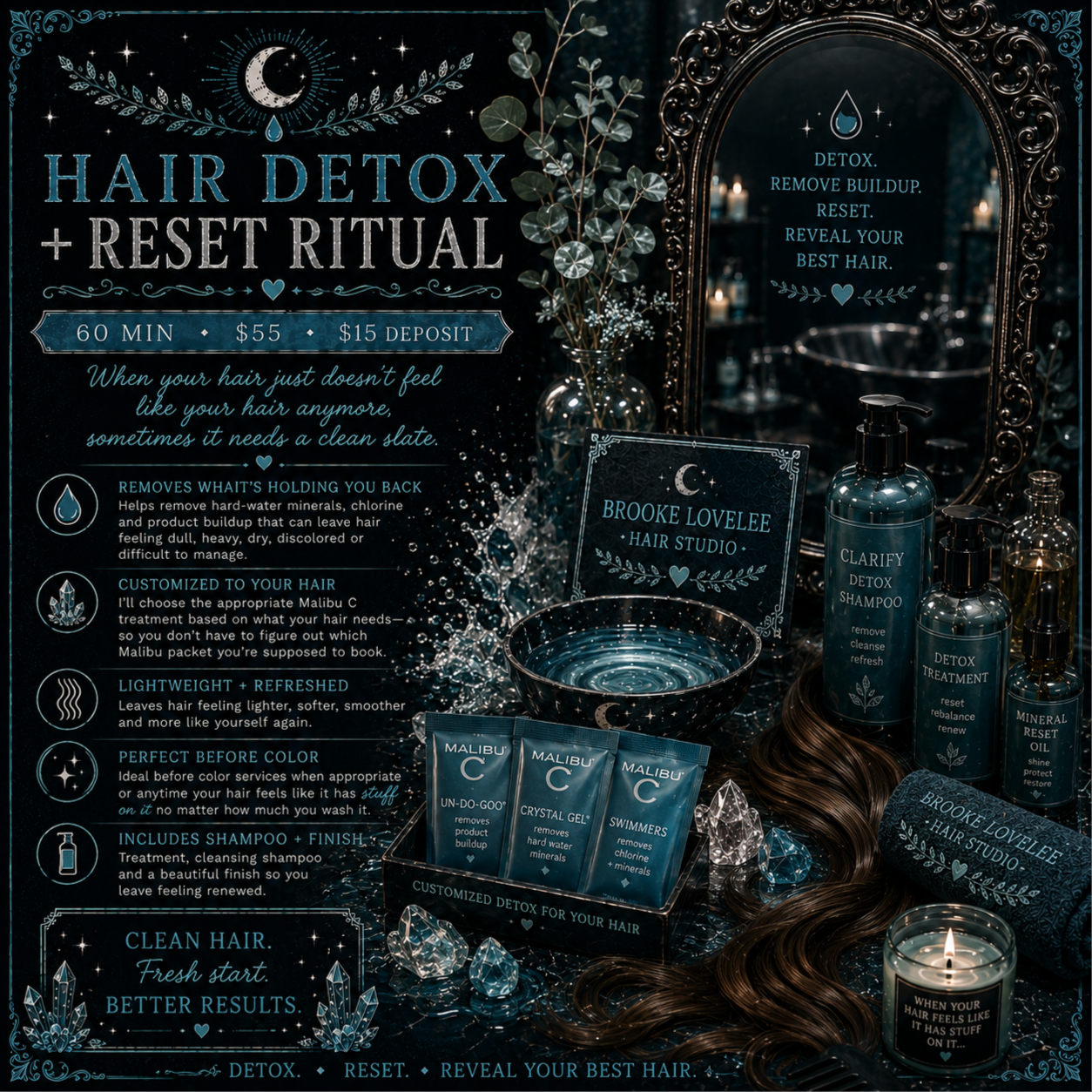 💧 Hair Detox + Reset Ritual at Brooke Lovelee Hair Studio in Northwood, OH