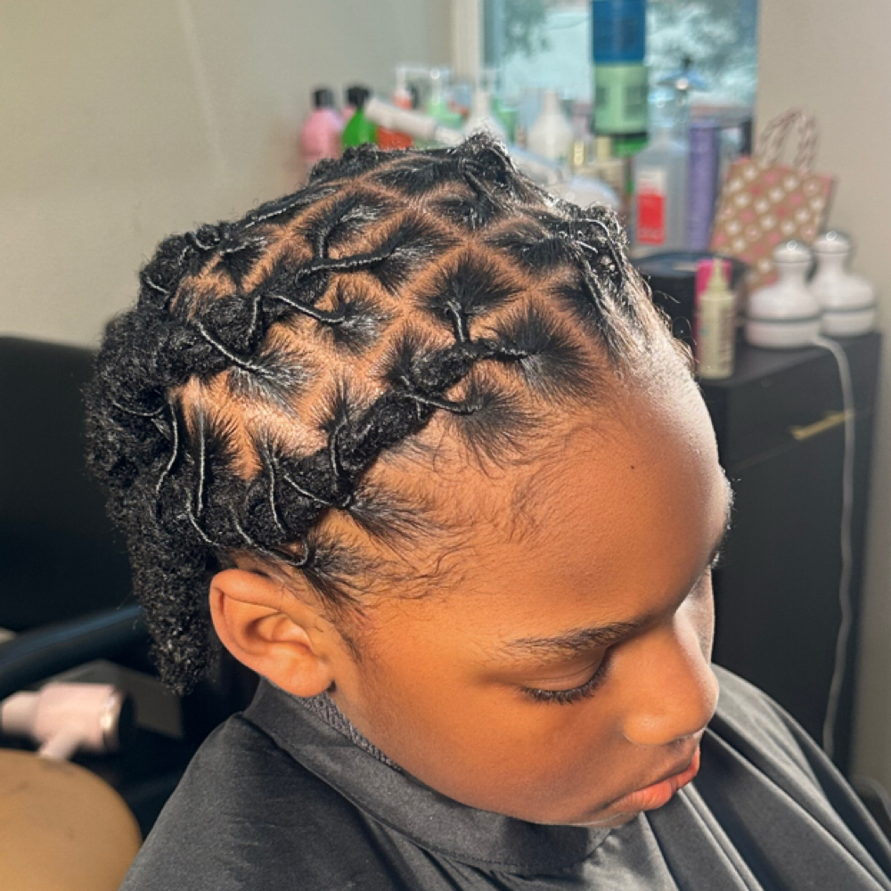 Under 12 Loc Retwist at Mystical Energy Hair in Lancaster, TX