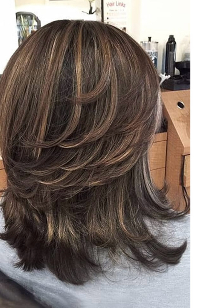 Root Color Partial Foil And Haircut