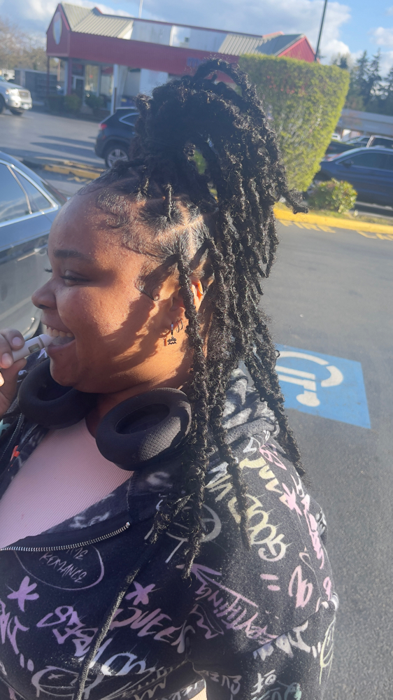 Invisible locs at Yourfavorite hairbraider in Spanaway, WA