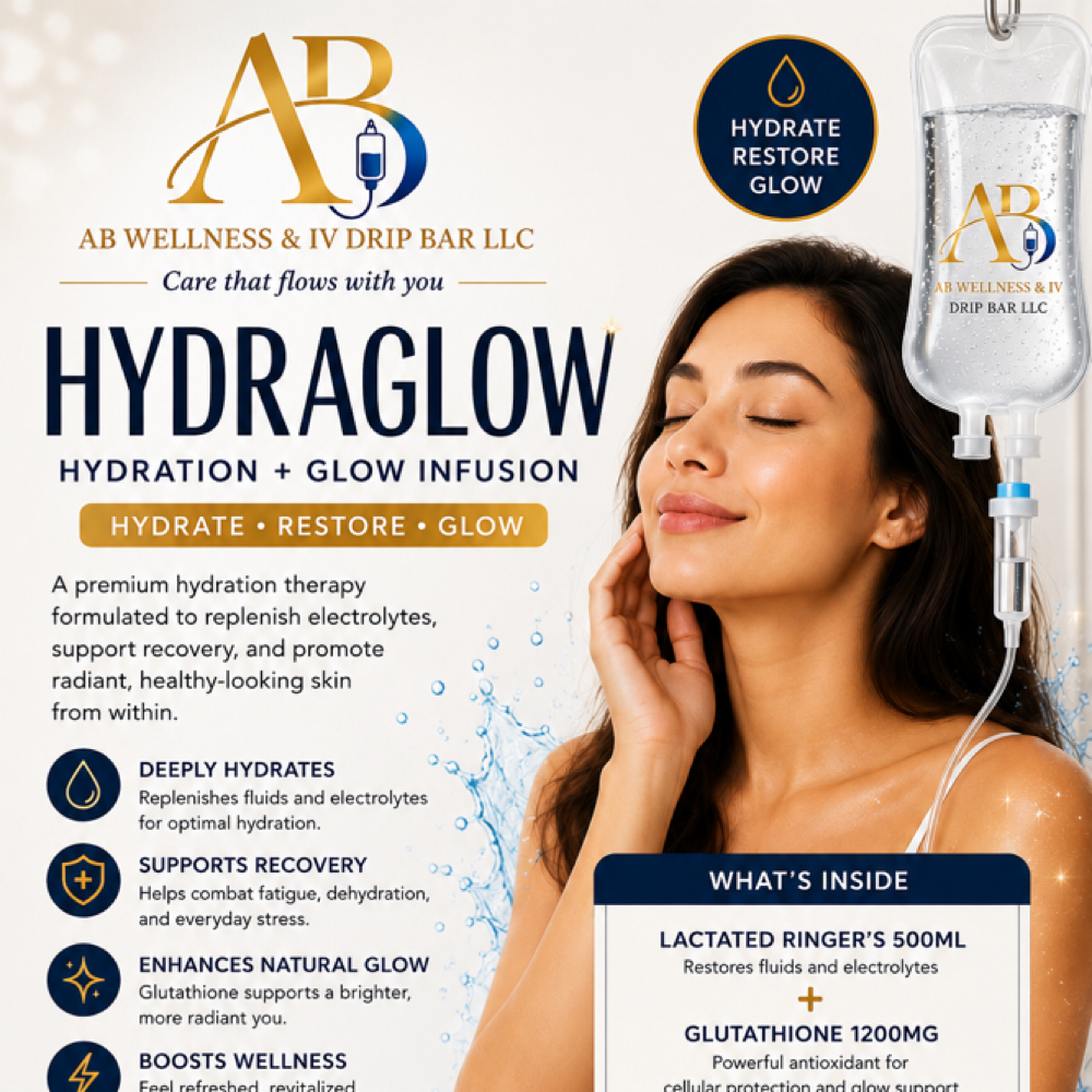 HydraGlow IV at AB Wellness & IV Drip BAR in Henderson, NV
