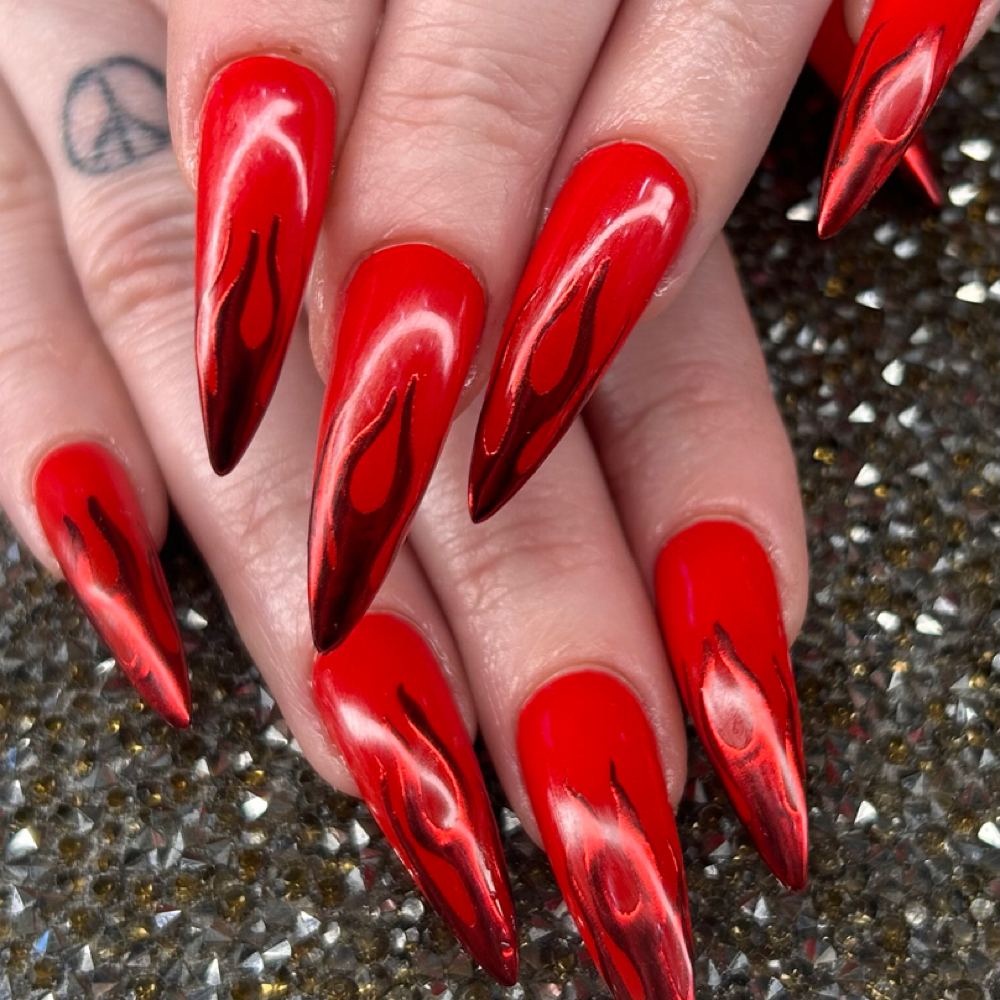 Gel X Full Set at Nails From The Crypt in Colorado Springs, CO