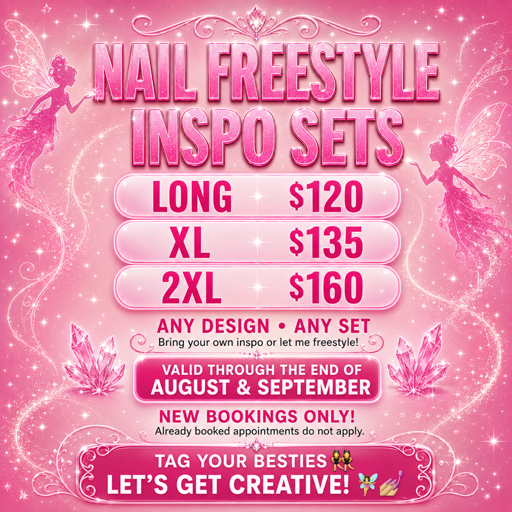 LONG NAIL DEALS AUG-SEP at Enchanted Beauty in Springfield, MA