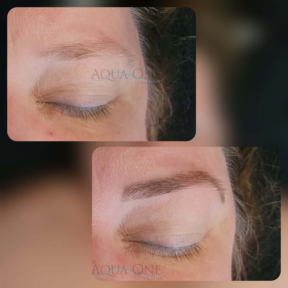 Brow Design, Wax, and Fill