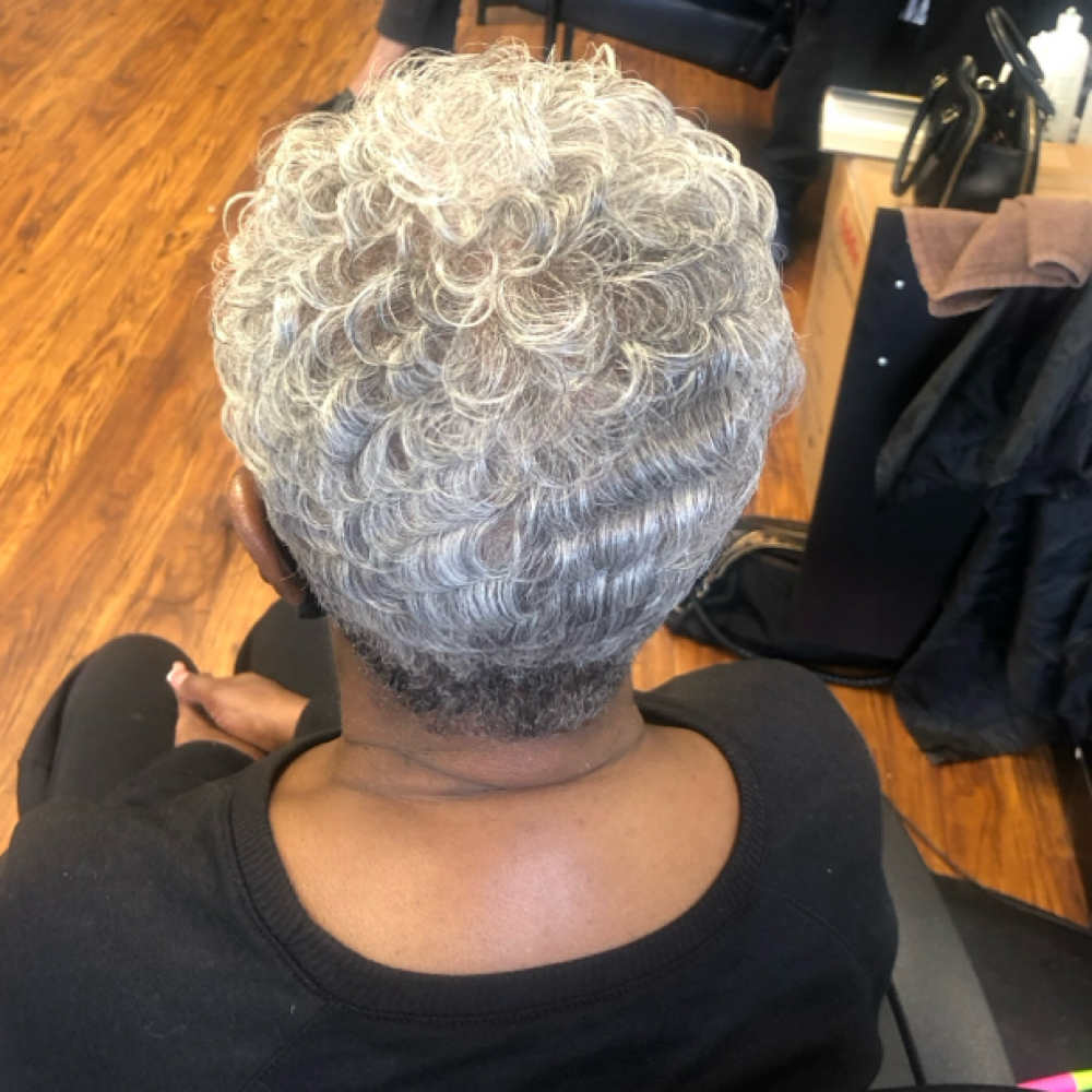 Relaxer, Shampoo, & Style at Eco Lux Salon in Madison, AL