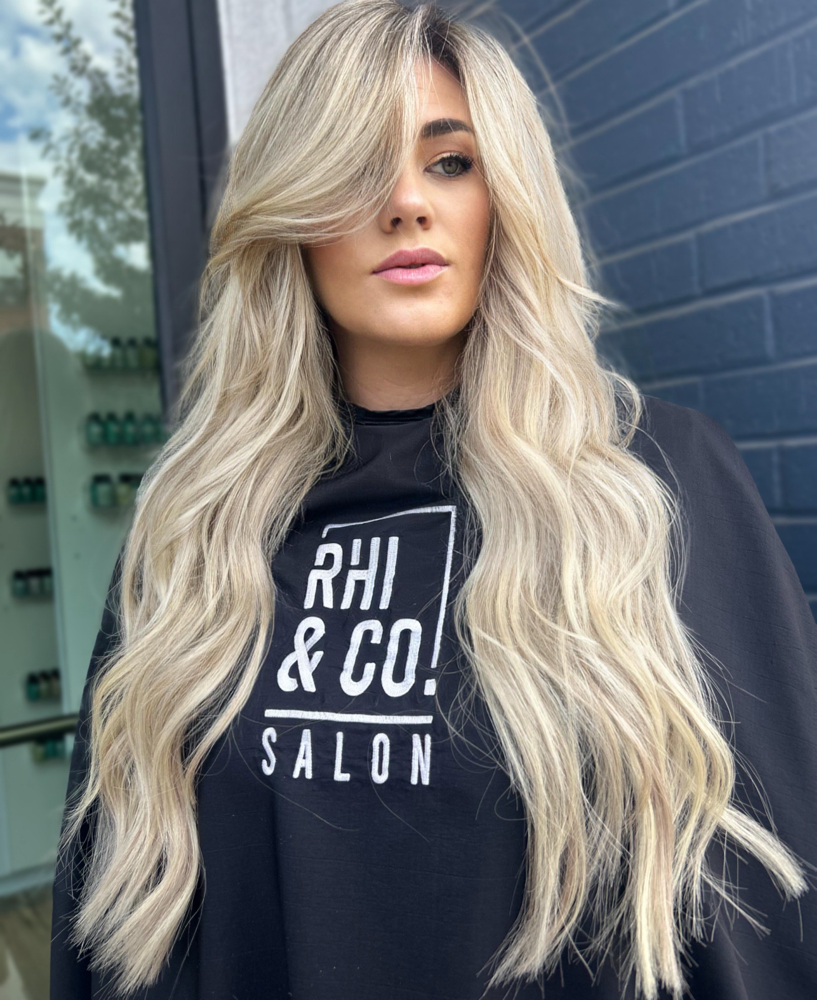 3 Row Hair extension Move Up at Casey Hair Artistry in Southlake, TX