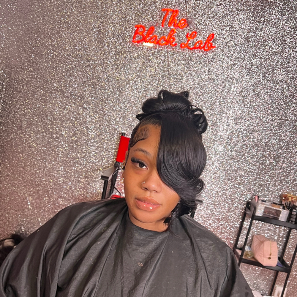 Frontal Wig Updo at The Black Lab in Buffalo, NY