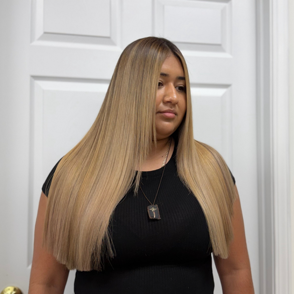 Medium Hair Keratin at Luxe Beauty House in Gainesville, GA