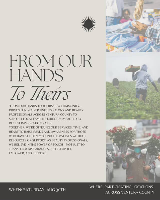 “FROM OUR HANDS TO THEIRS” 8/30