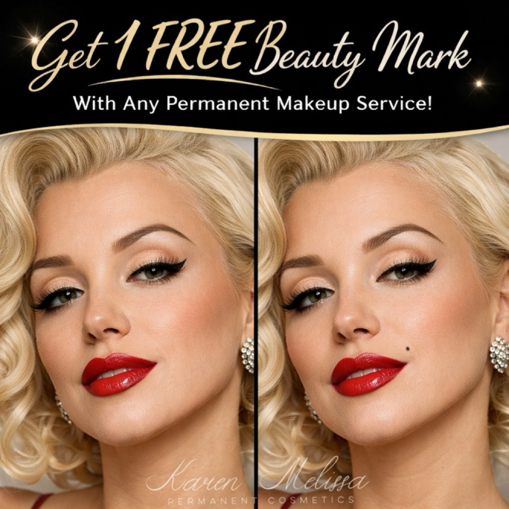FREE Beauty Mark Add On at KM Permanent Cosmetics in Olympia, WA