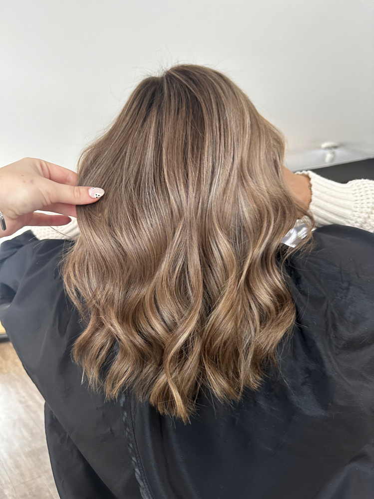Grey Coverage Root Retouch + Foil