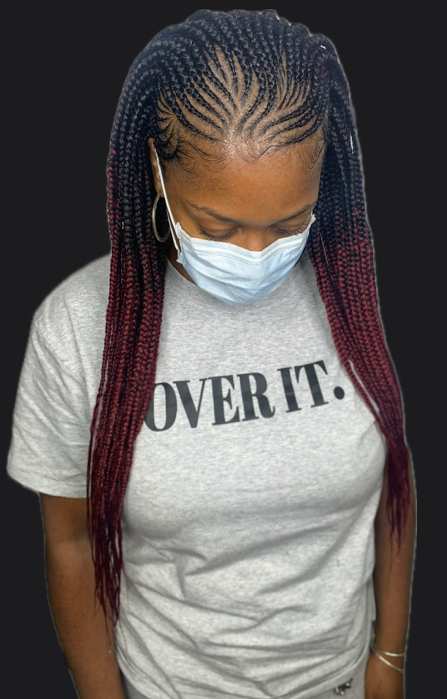 Fulani Braids at The Kornrow Kollection in Decatur, GA