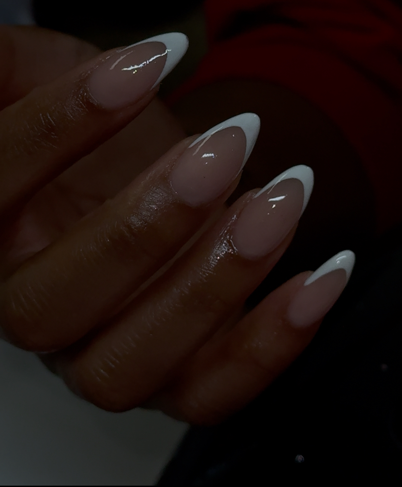 French Tip Fullset (Meduim)