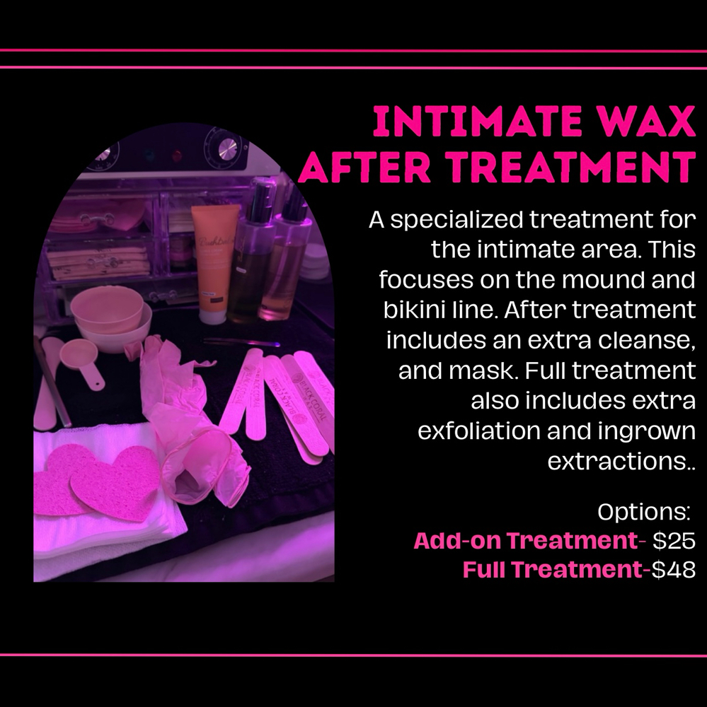 Intimate Wax After Treatment
