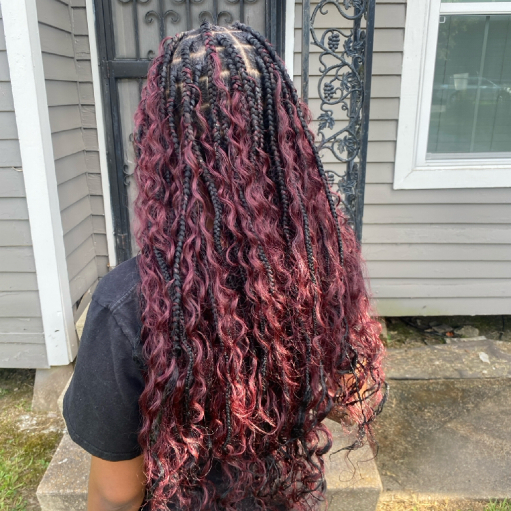 Medium Knotless Braids at Lashes By Lala LLC in Opelousas, LA