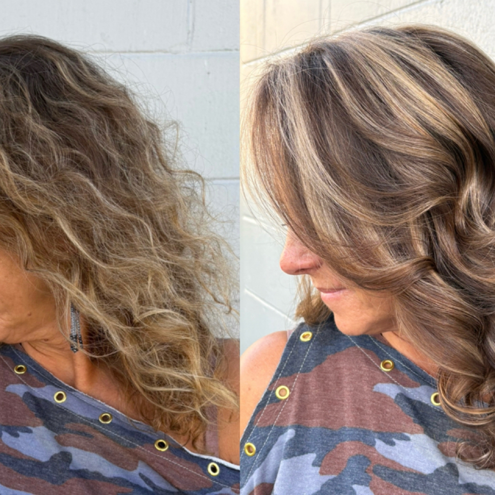 Root Retouch w/ Partial Highlight at Hair Design By TIFFANY Rafalko in Clearwater, FL