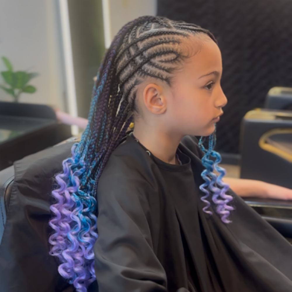 Kids Braid Design at Hair On Ten Salon in pittston, PA