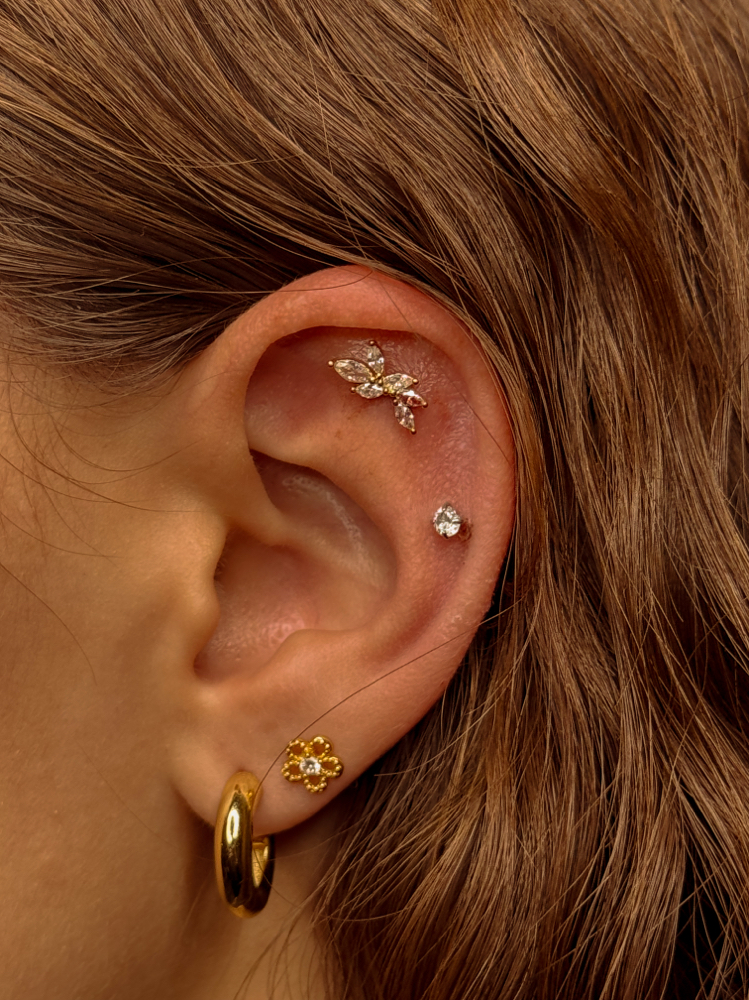 Flat Piercings at Desert Gems in Reforge, UT