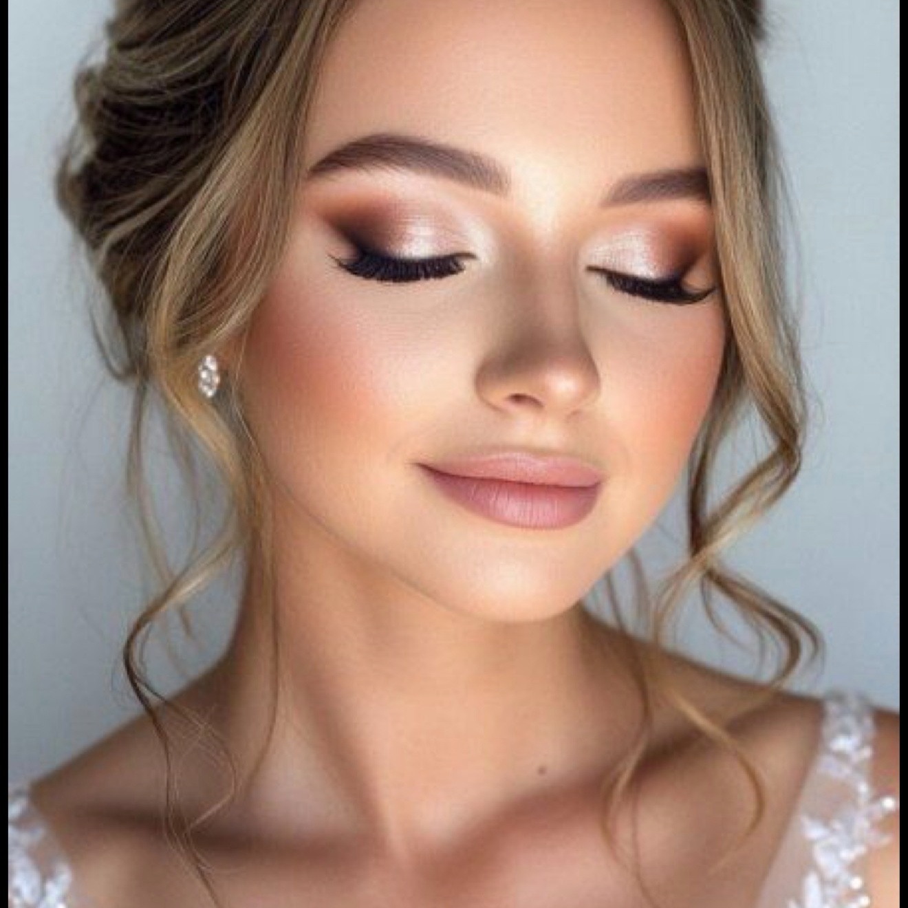 Blushing Bloom 💍🌷✨Bridal Makeup at Zinnia Waxing Studio in Wichita, KS