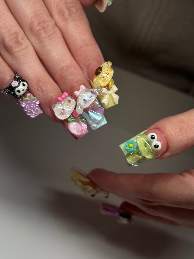 Nail Charms Per Nail at Kitty Klaw’d By Justina in Wilbraham, MA