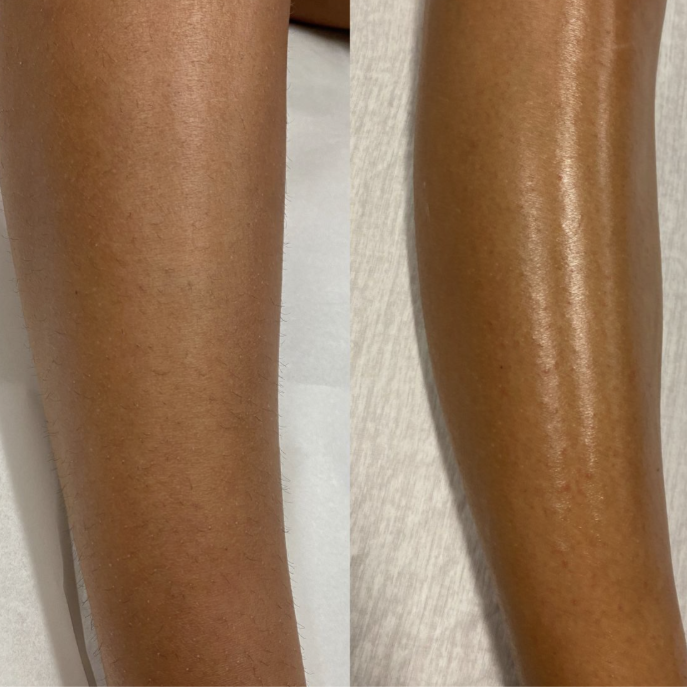 Waxing full legs at I AM SALON, St. George in St. George, UT