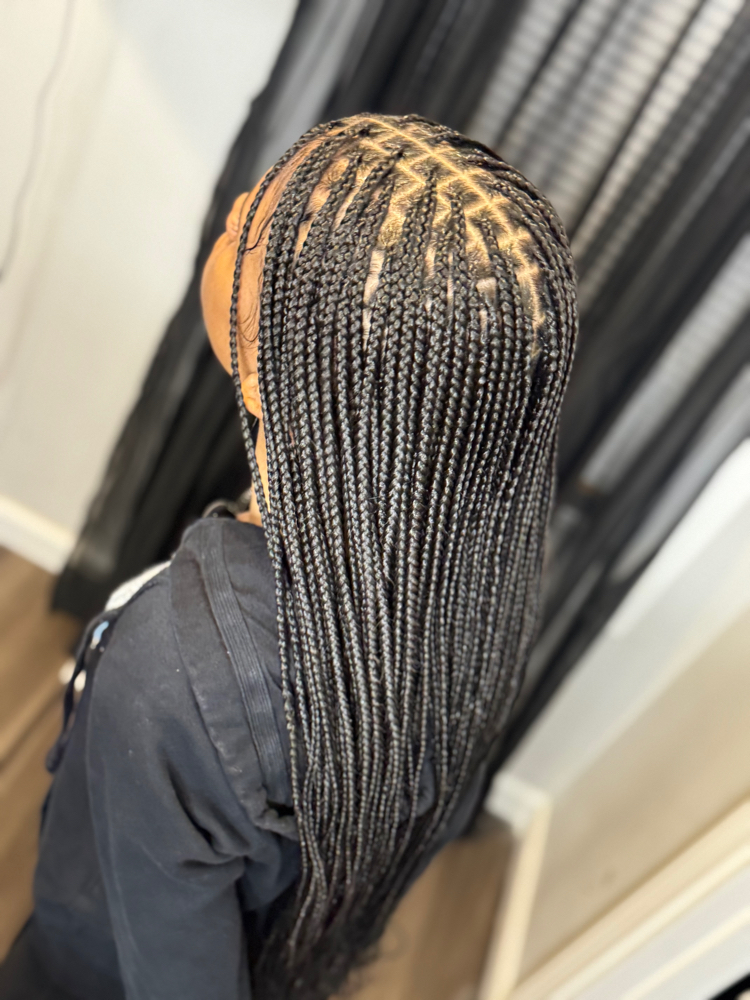 Twisted Knotless Braids
