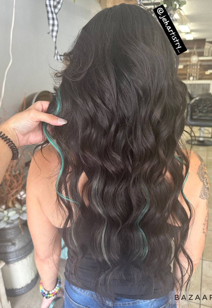 Shampoo Blowout Style W / Extension
