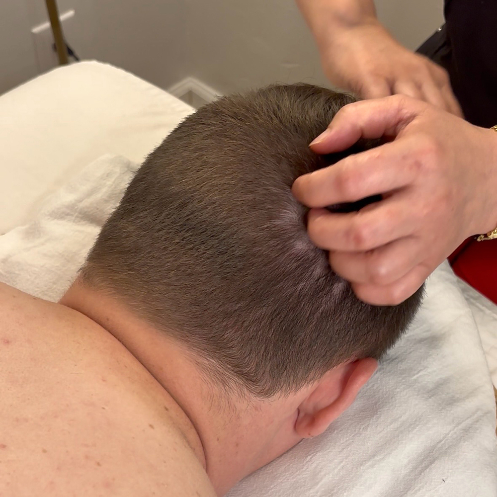 Head Scratching at Glow Theory Spa in Oklahoma City, OK