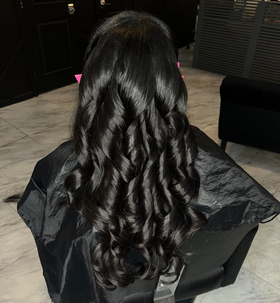 Extension Styling at Accessory Hair Studio in Monroeville, PA