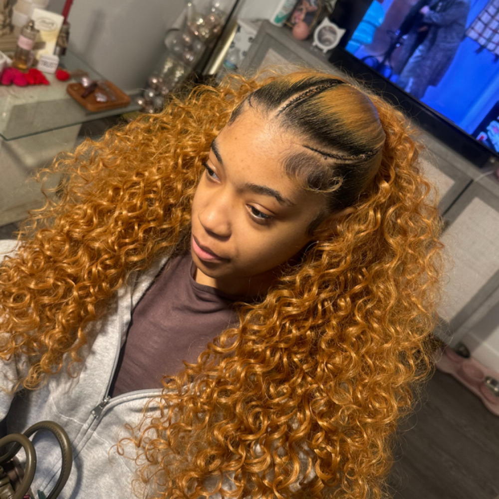 Sleek ponytail quickweave at Malama Collective in ocala, FL