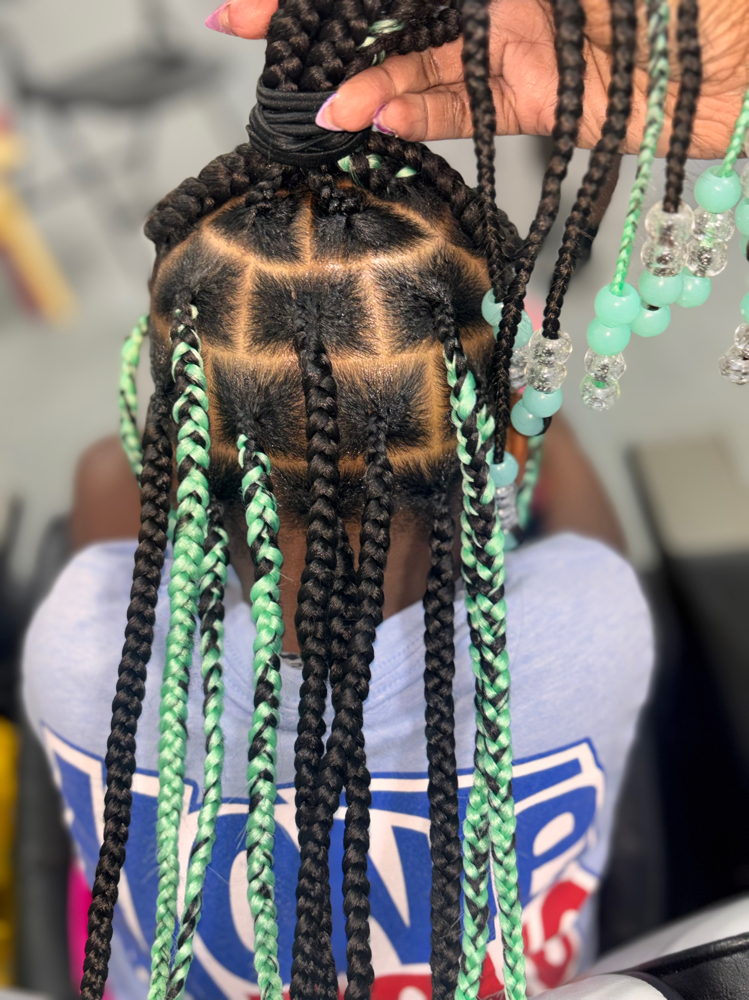 Knotless Braids (added Hair)