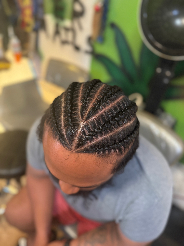Cornrow Braids (No Added Hair)