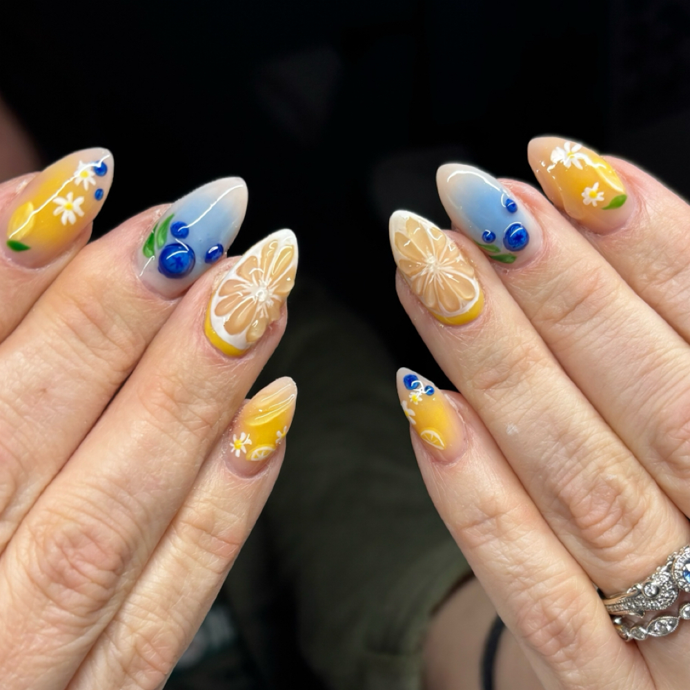 Hard Gel Full Set at Savy Nailz in Billings, MT