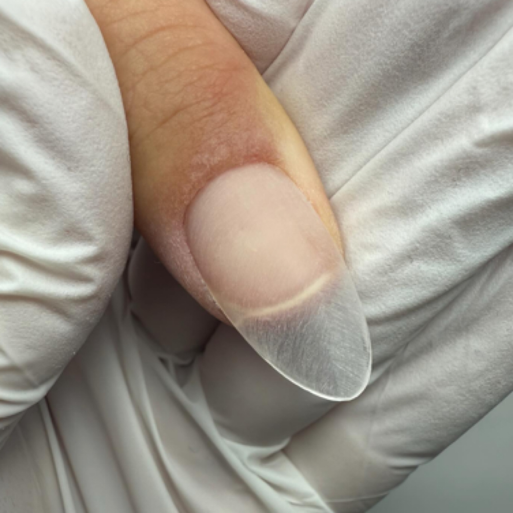 Hard Gel Tip Extension Repair at 7 1 8 Beauty Bar in Hoboken, NJ