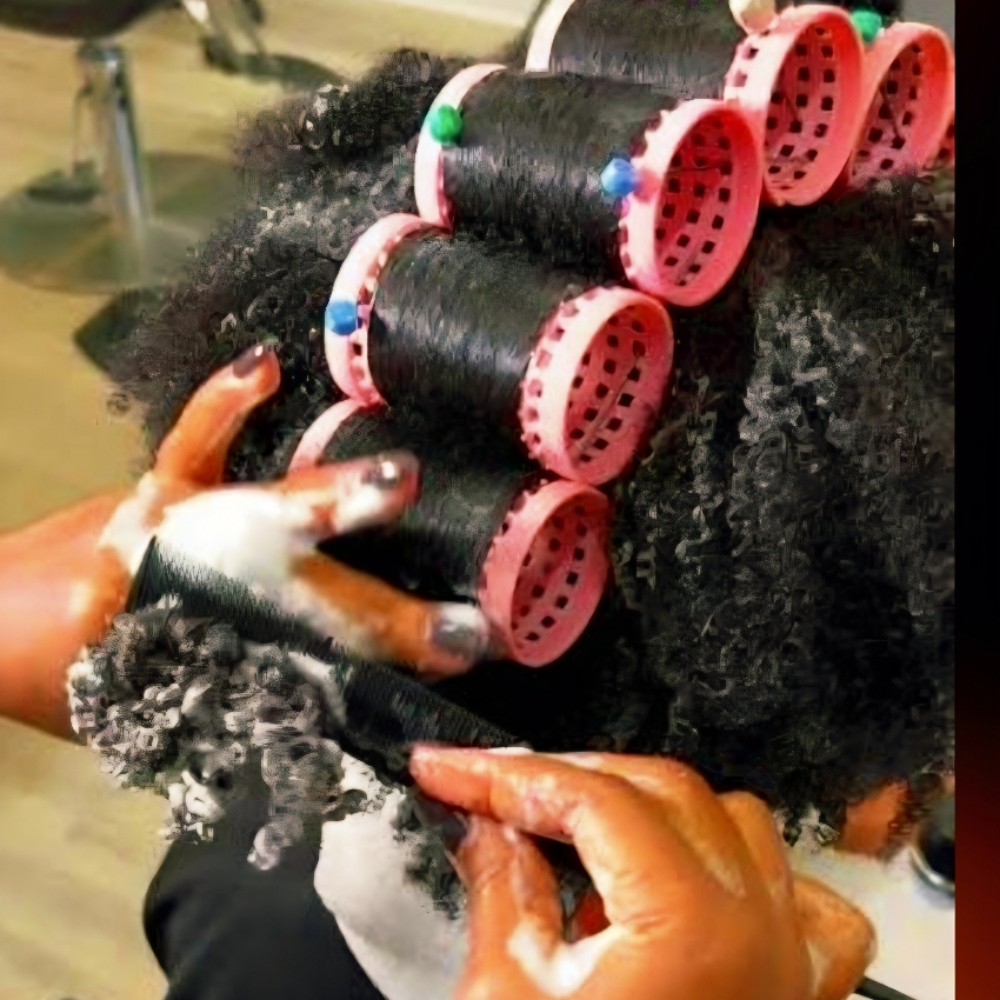 Roller Set or Braid Out & Style at Empire Stylez Beauty & Barber Shop in Cookeville, TN