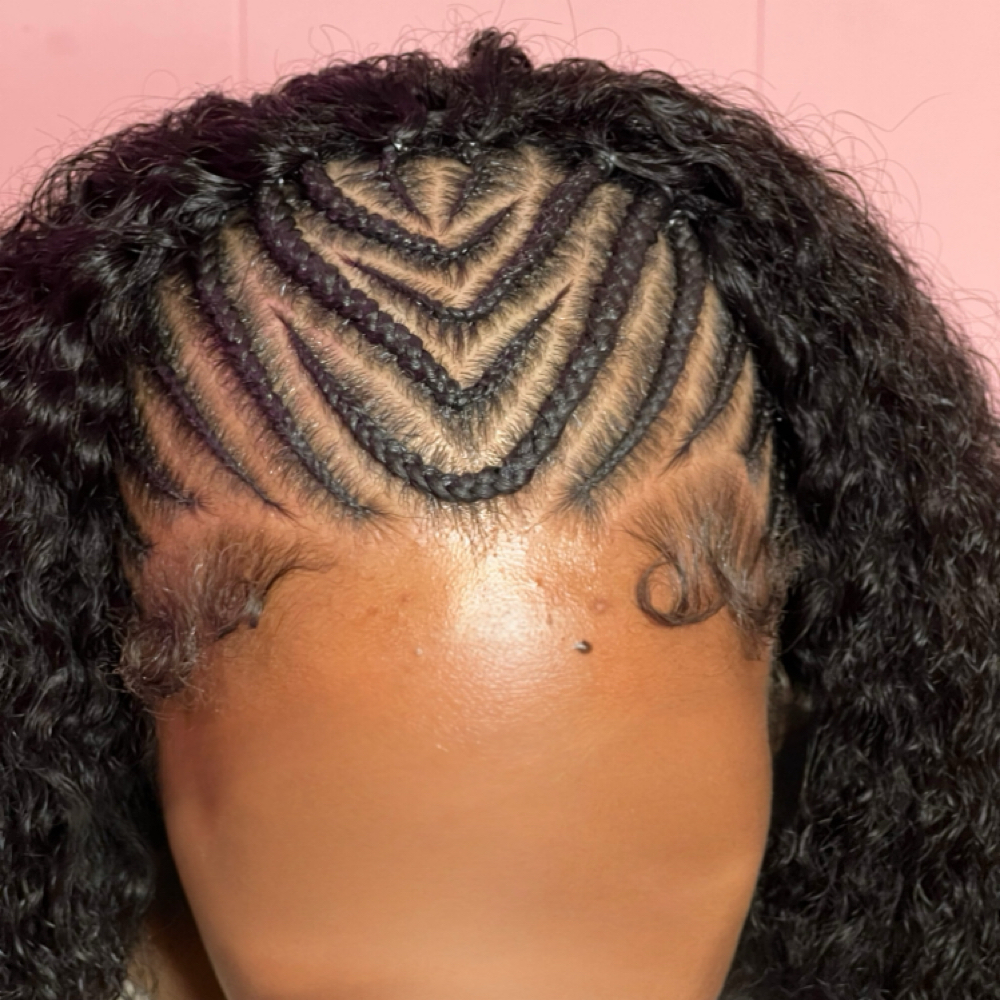 Feedin Braids With Weave