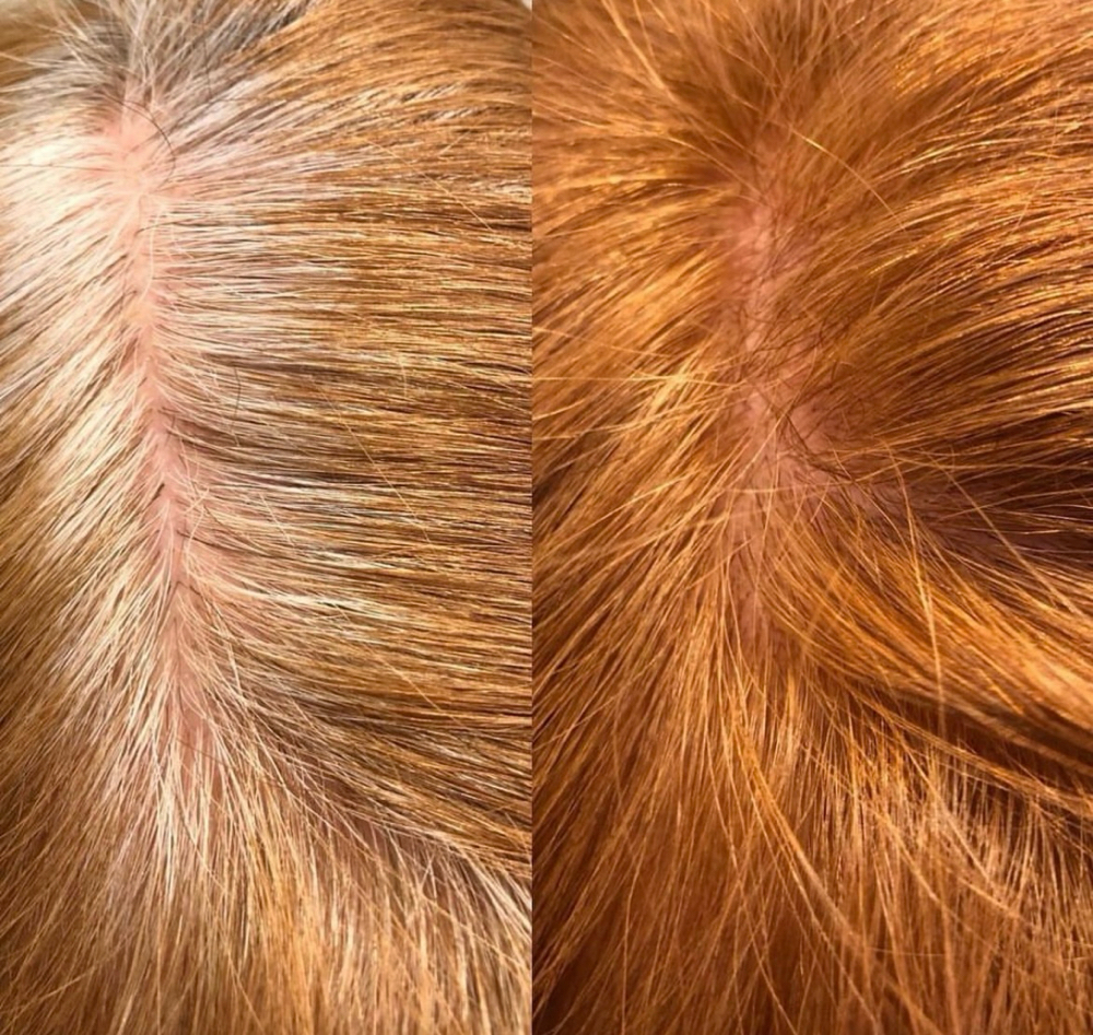 Root Touchup (not going lighter) at MegaCurls Studio in Las Vegas, NV