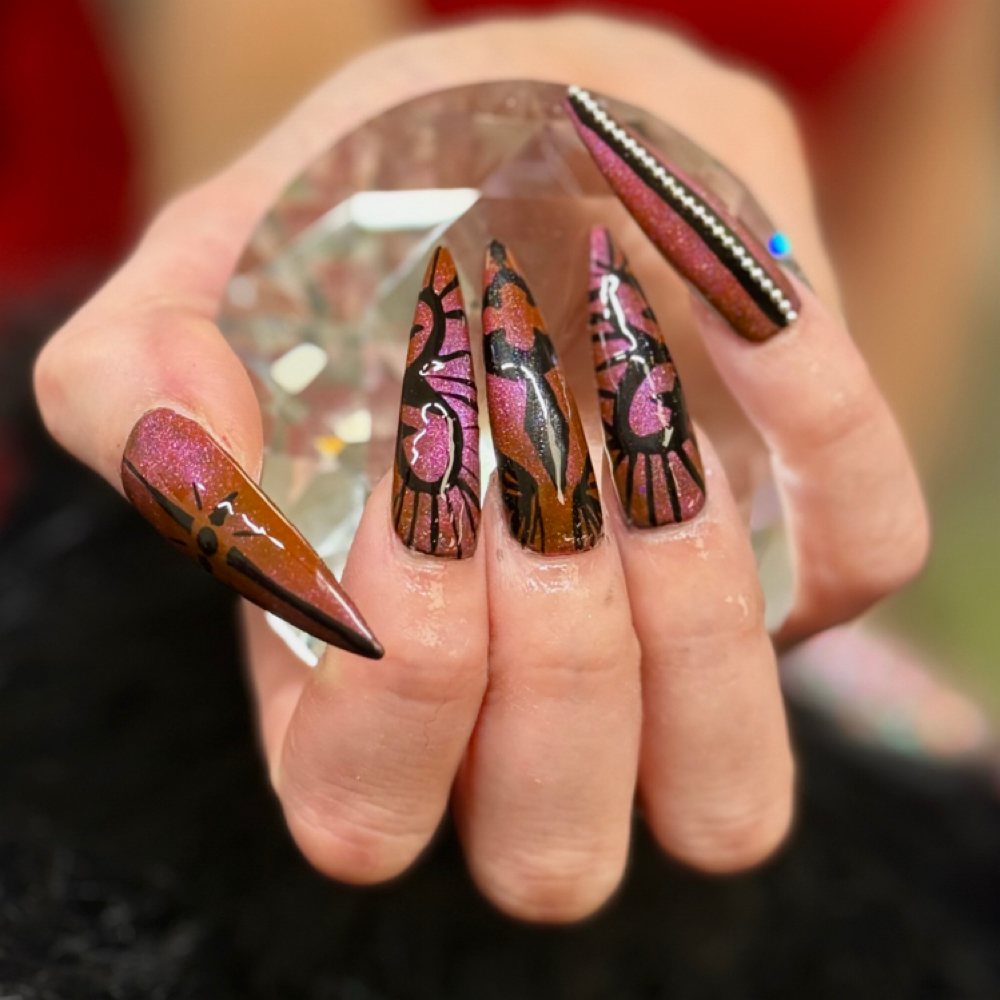 Full Set Of Gel X at colored by mackenzie in Princeton, WV