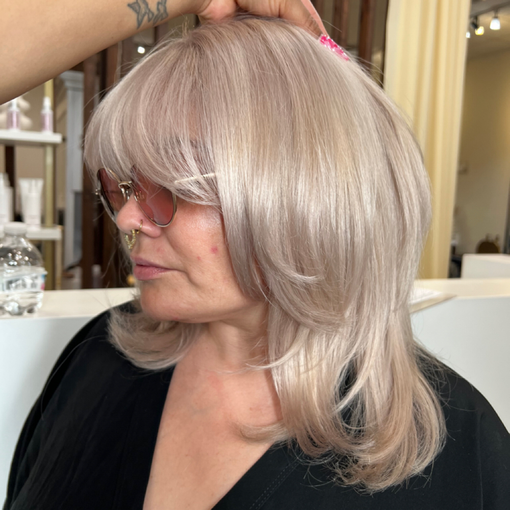 Bleach Retouch at Savage Styles hair & makeup in El Paso, TX