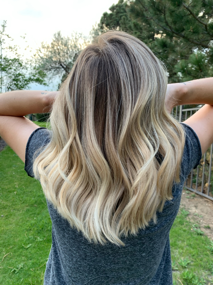Lived-In Blonde With Haircut