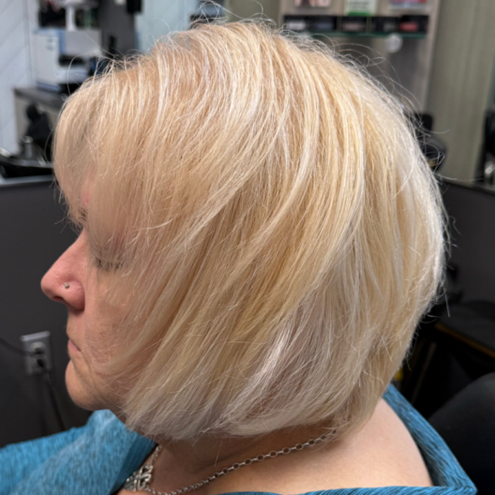 Medium To Long Haircut at Upper Cut By Tasha Brown in Dublin, OH