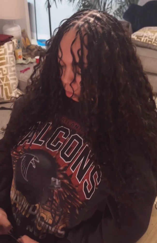 Small Midback Boro Braids at NitaMay Braids in Cartersville, GA