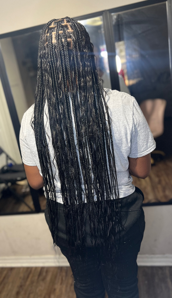 Medium Boho Knotless at Braided Perfection in Fayetteville, AR