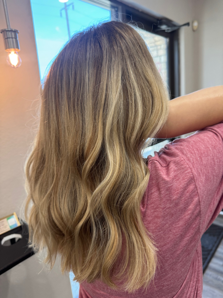 Balayage , Ombre Or Foliage