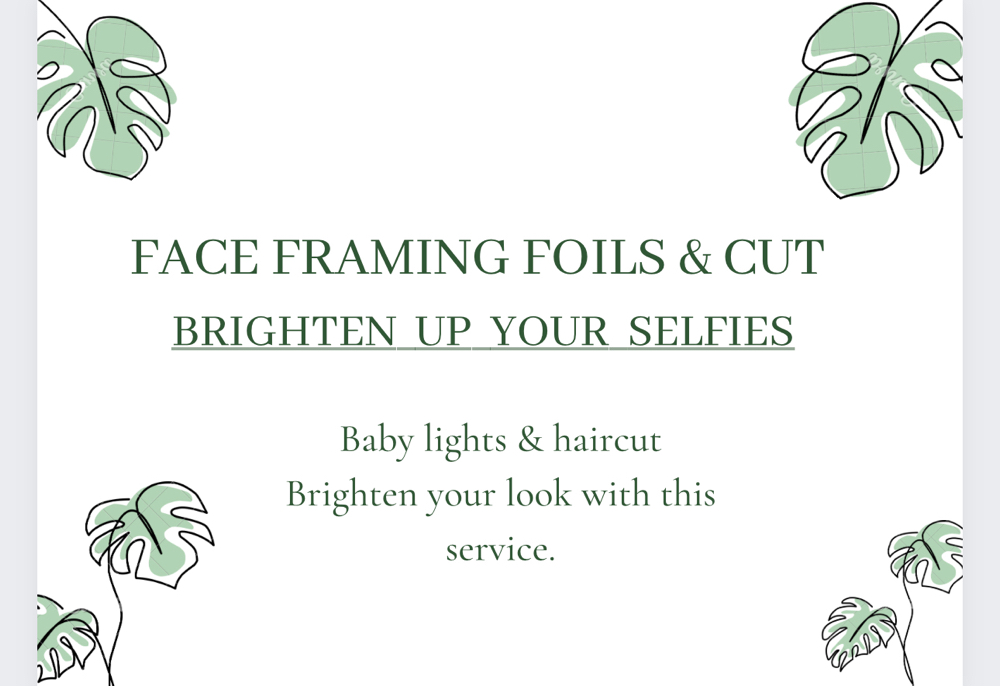 Foil Face Frame, Cut, Blowout