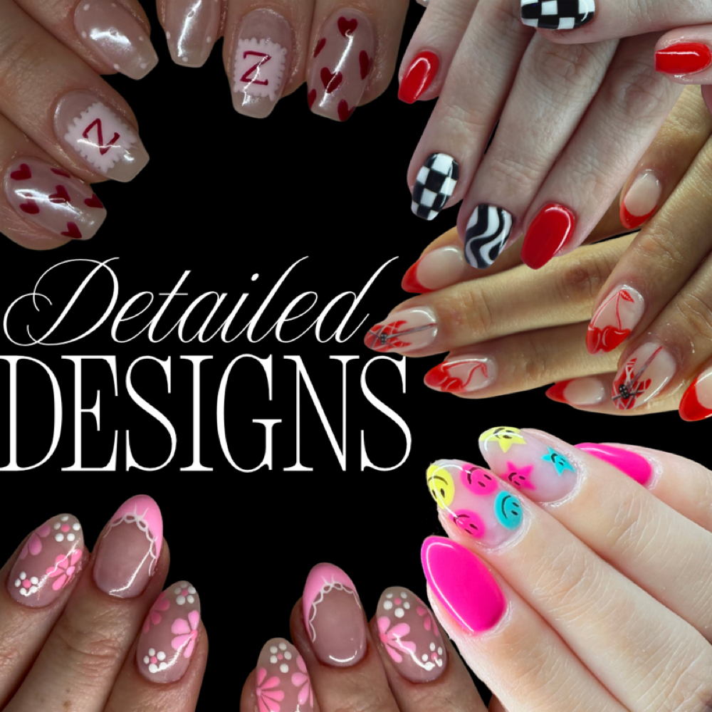 Detailed Nail Designs at Nails With Chels in Cranberry Twp, PA