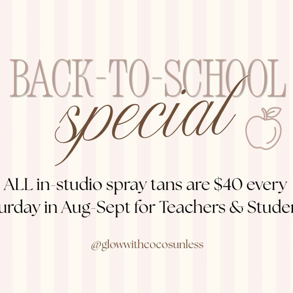 Back-to-School Special at glow with coco in Duson, LA